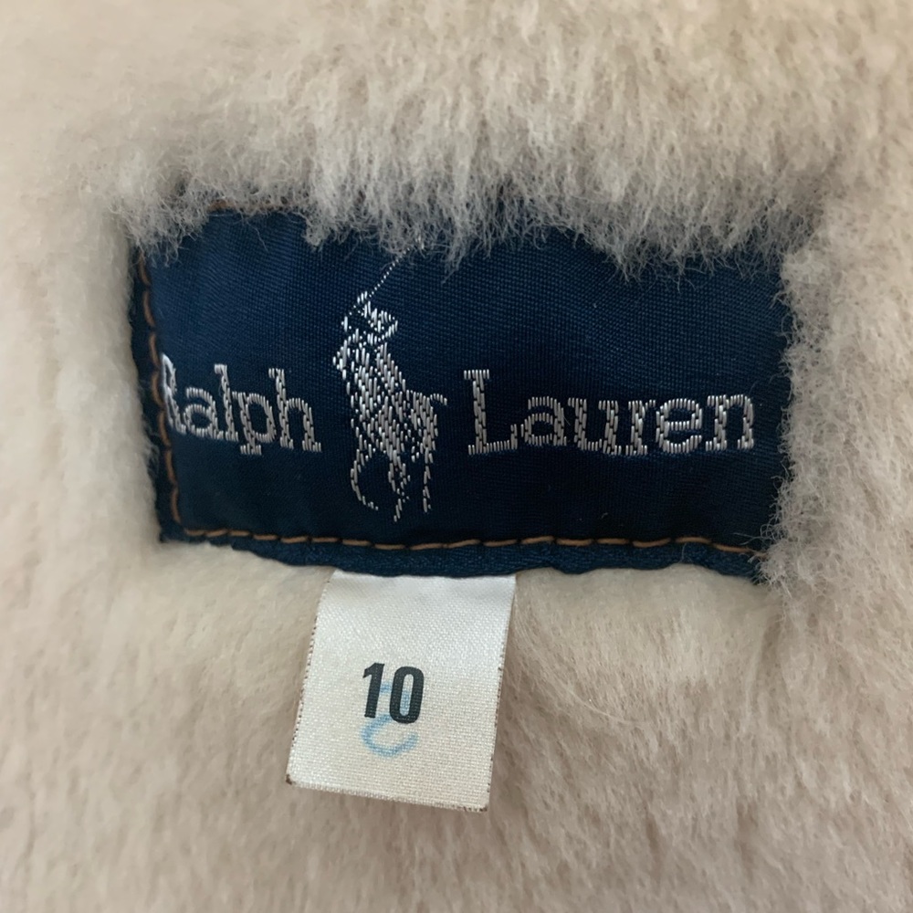 RARE Vintage Ralph Lauren Shearling Coat - Picture 9 of 15